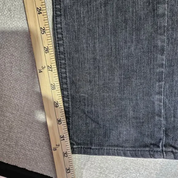 Levi’s 511 Black Slim Jeans 33x32 Mens Rear Zip Pockets - Picture 6 of 10